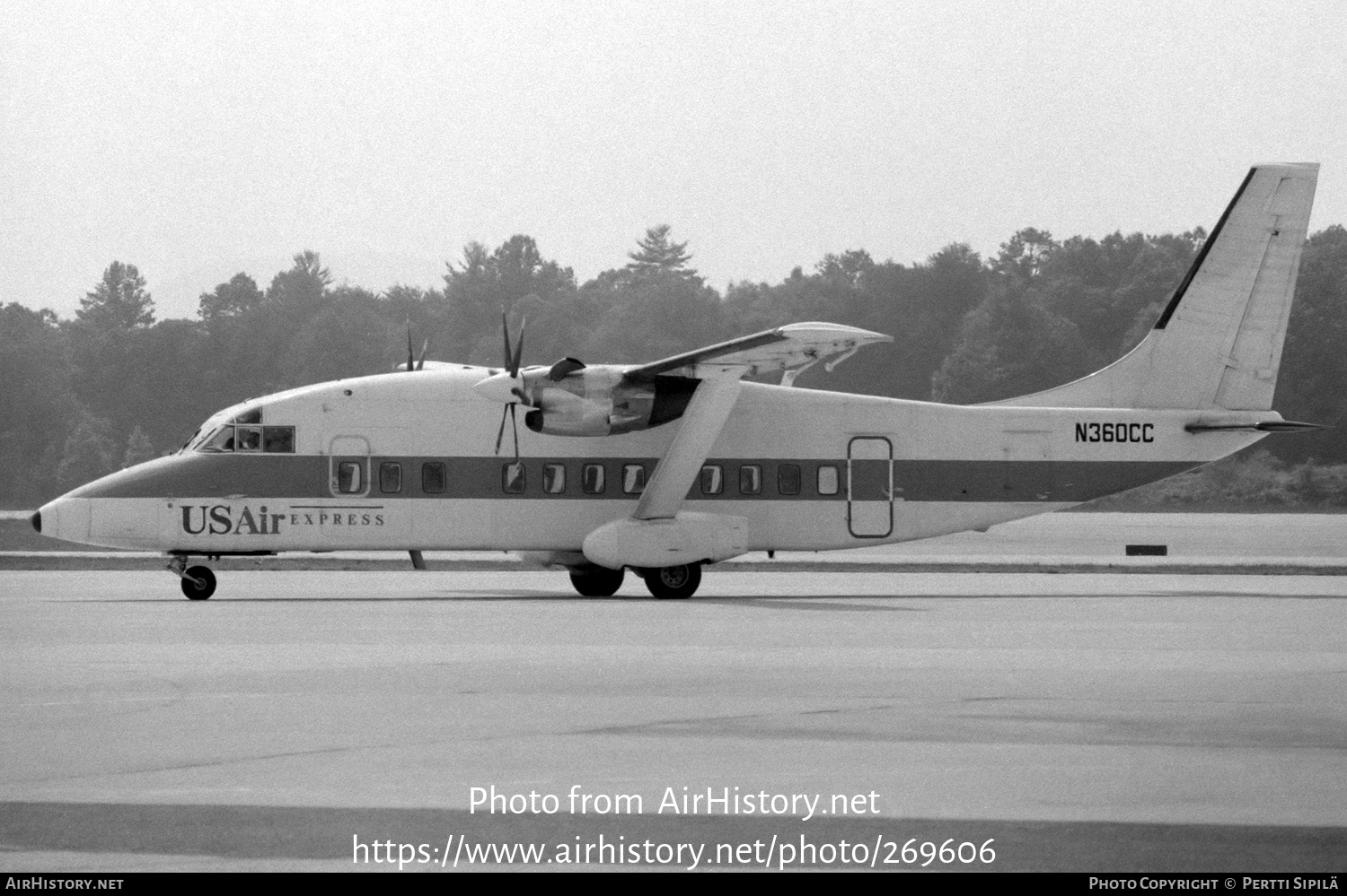 Aircraft Photo of N360CC | Short 360-100 | USAir Express | AirHistory.net #269606