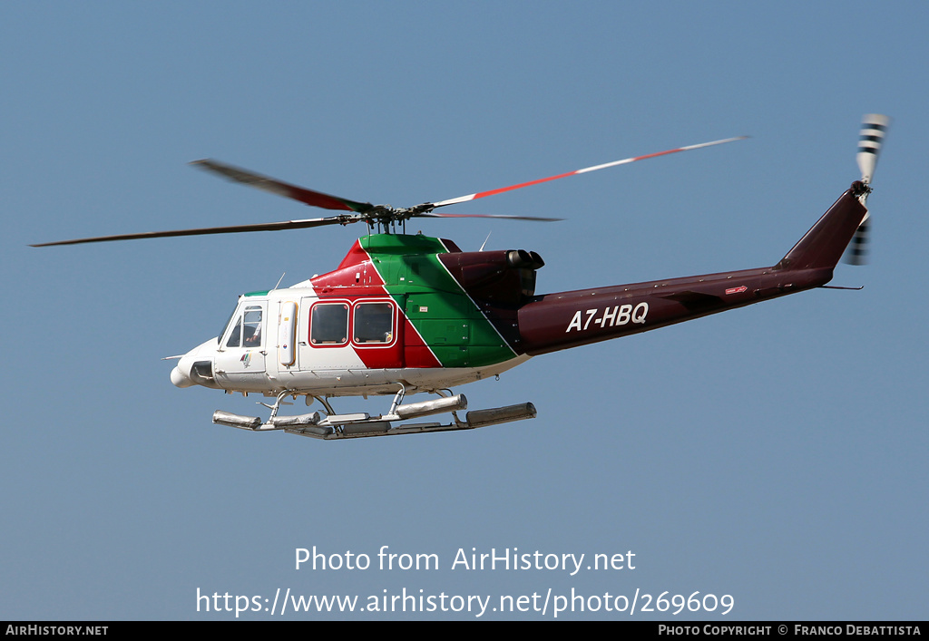 Aircraft Photo of A7-HBQ | Bell 412EP | Gulf Helicopters | AirHistory.net #269609