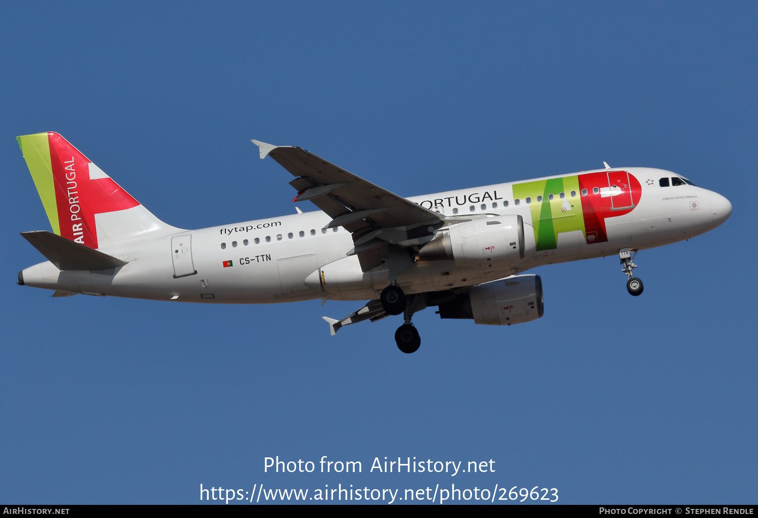 Aircraft Photo of CS-TTN | Airbus A319-111 | TAP Air Portugal | AirHistory.net #269623