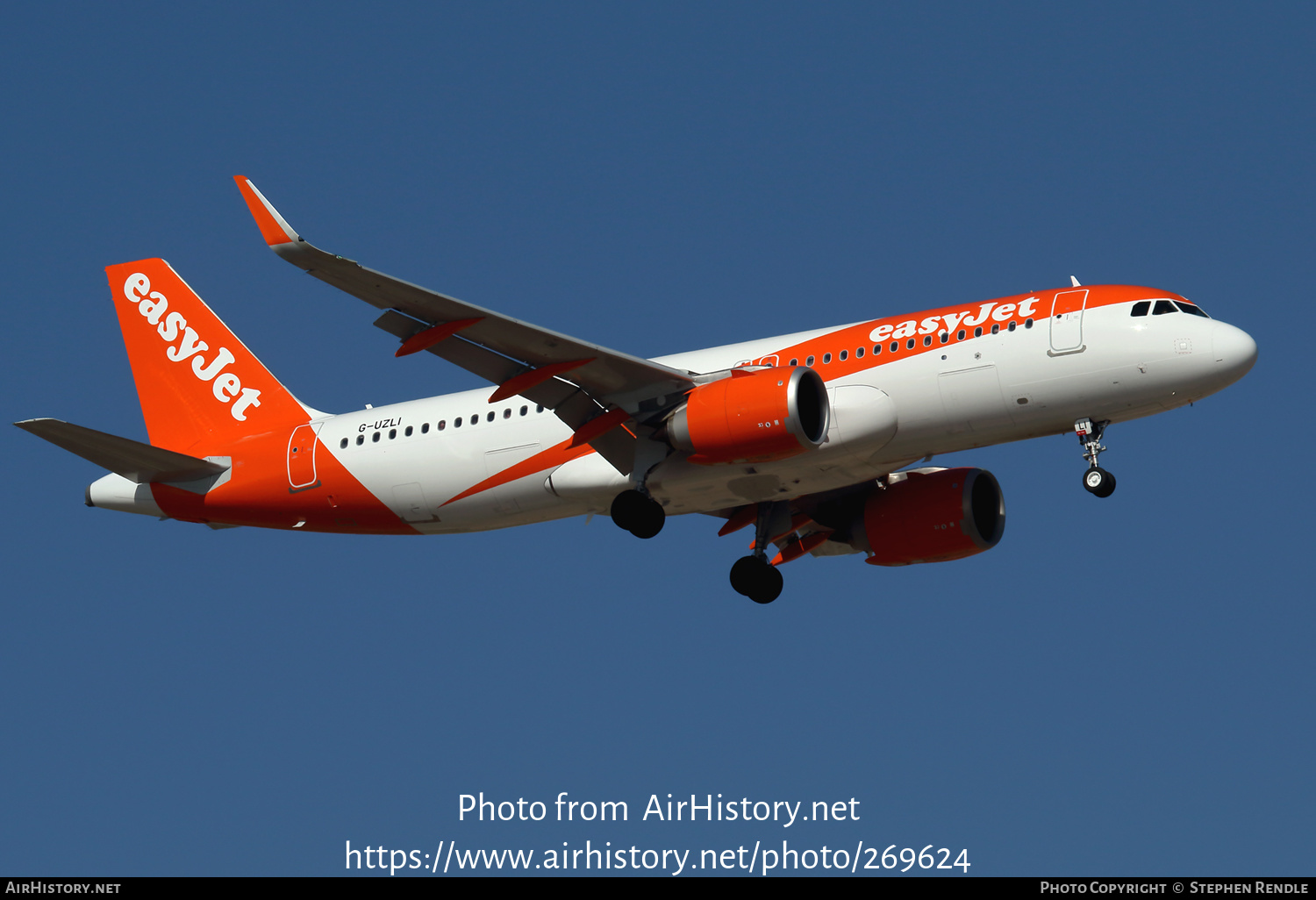 Aircraft Photo of G-UZLI | Airbus A320-251N | EasyJet | AirHistory.net #269624