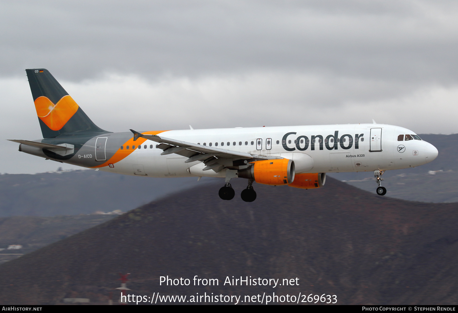 Aircraft Photo of D-AICD | Airbus A320-212 | Condor Flugdienst | AirHistory.net #269633