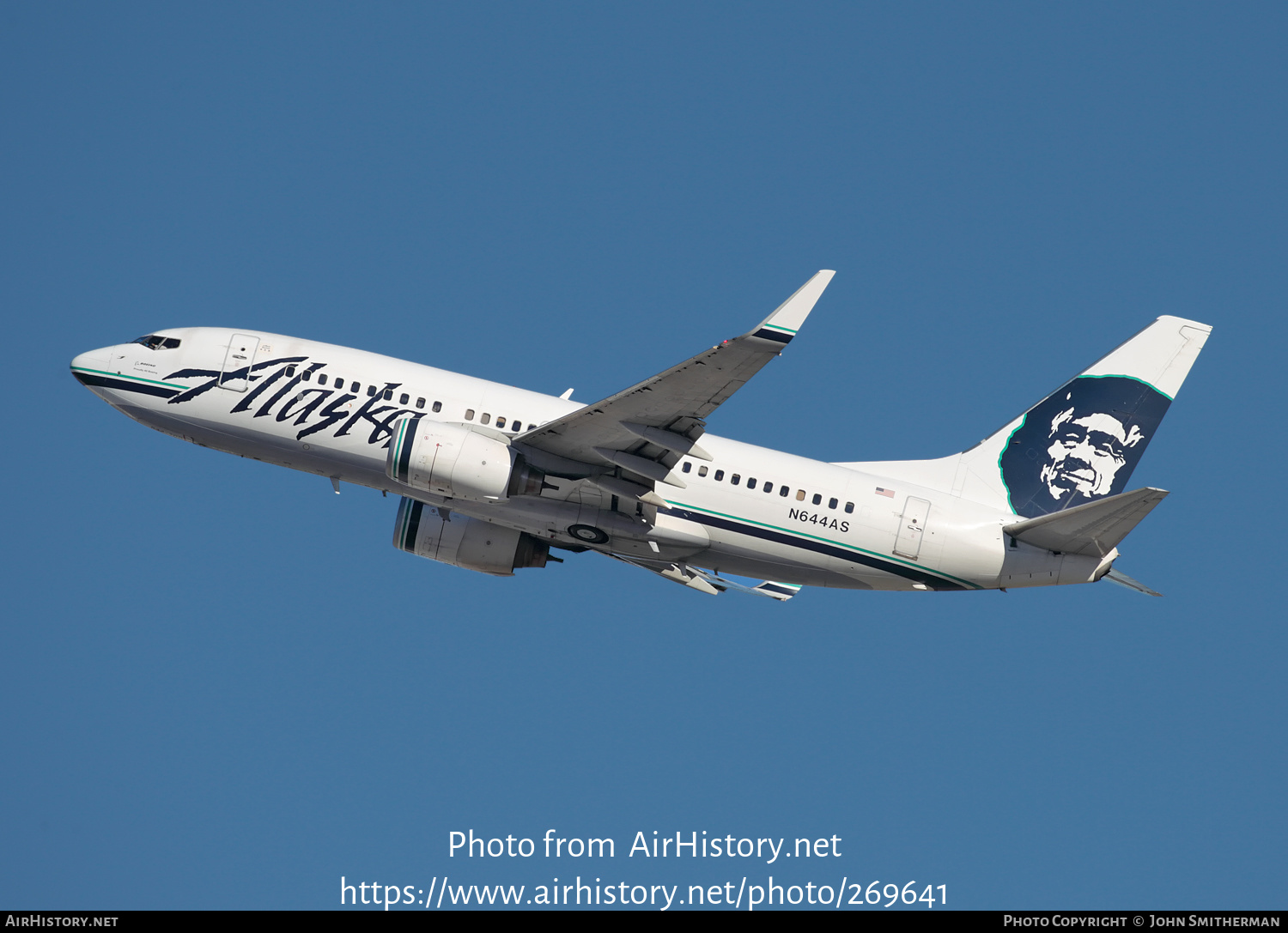 Aircraft Photo of N644AS | Boeing 737-790 | Alaska Airlines | AirHistory.net #269641