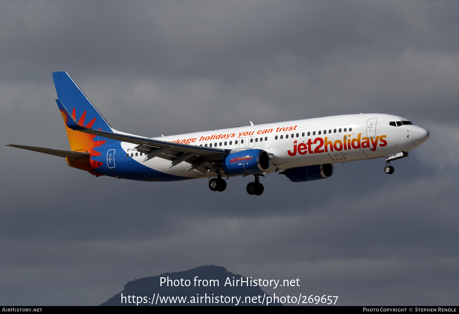 Aircraft Photo of G-JZBO | Boeing 737-800 | Jet2 Holidays | AirHistory.net #269657