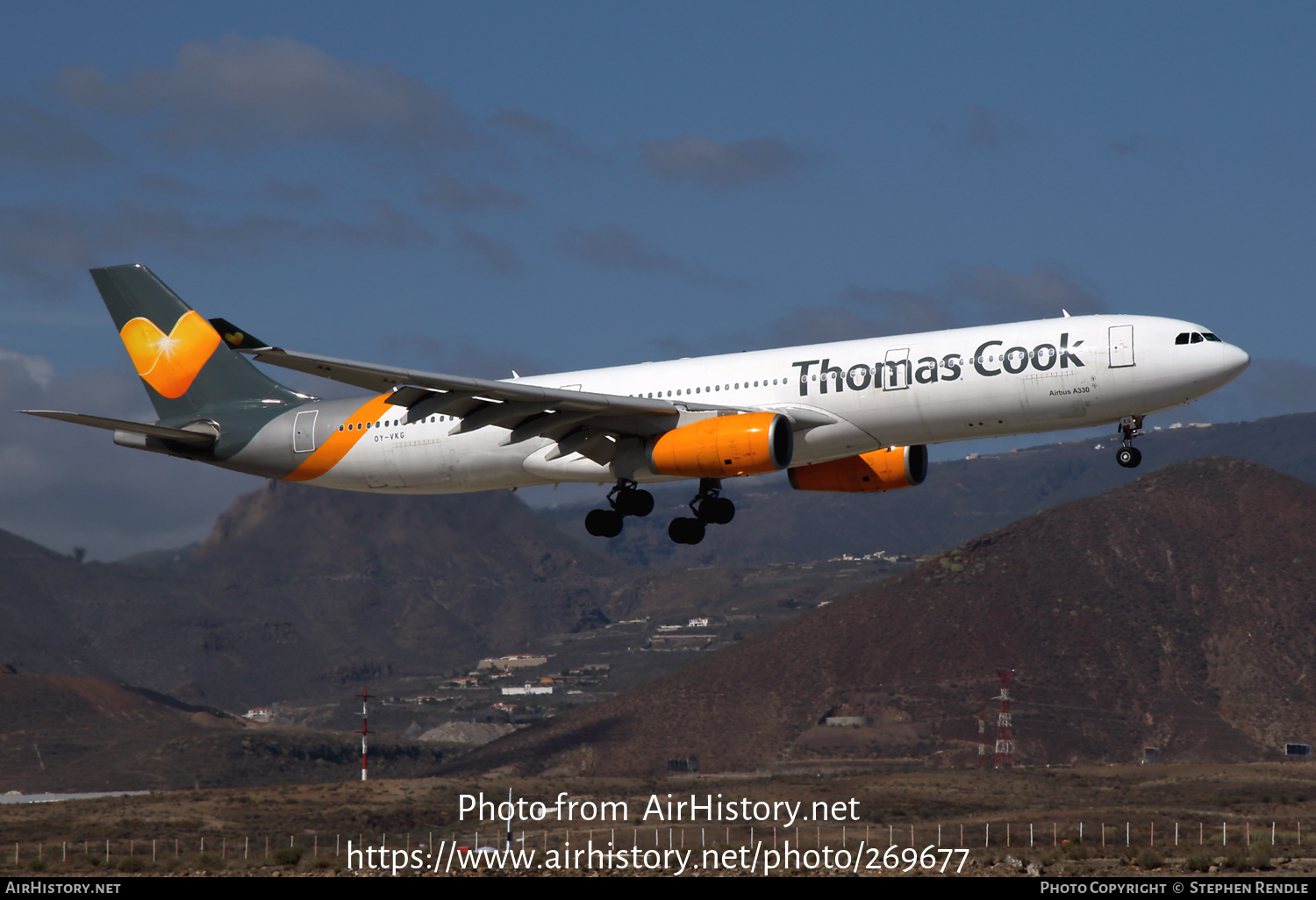 Aircraft Photo of OY-VKG | Airbus A330-343 | Thomas Cook Airlines | AirHistory.net #269677