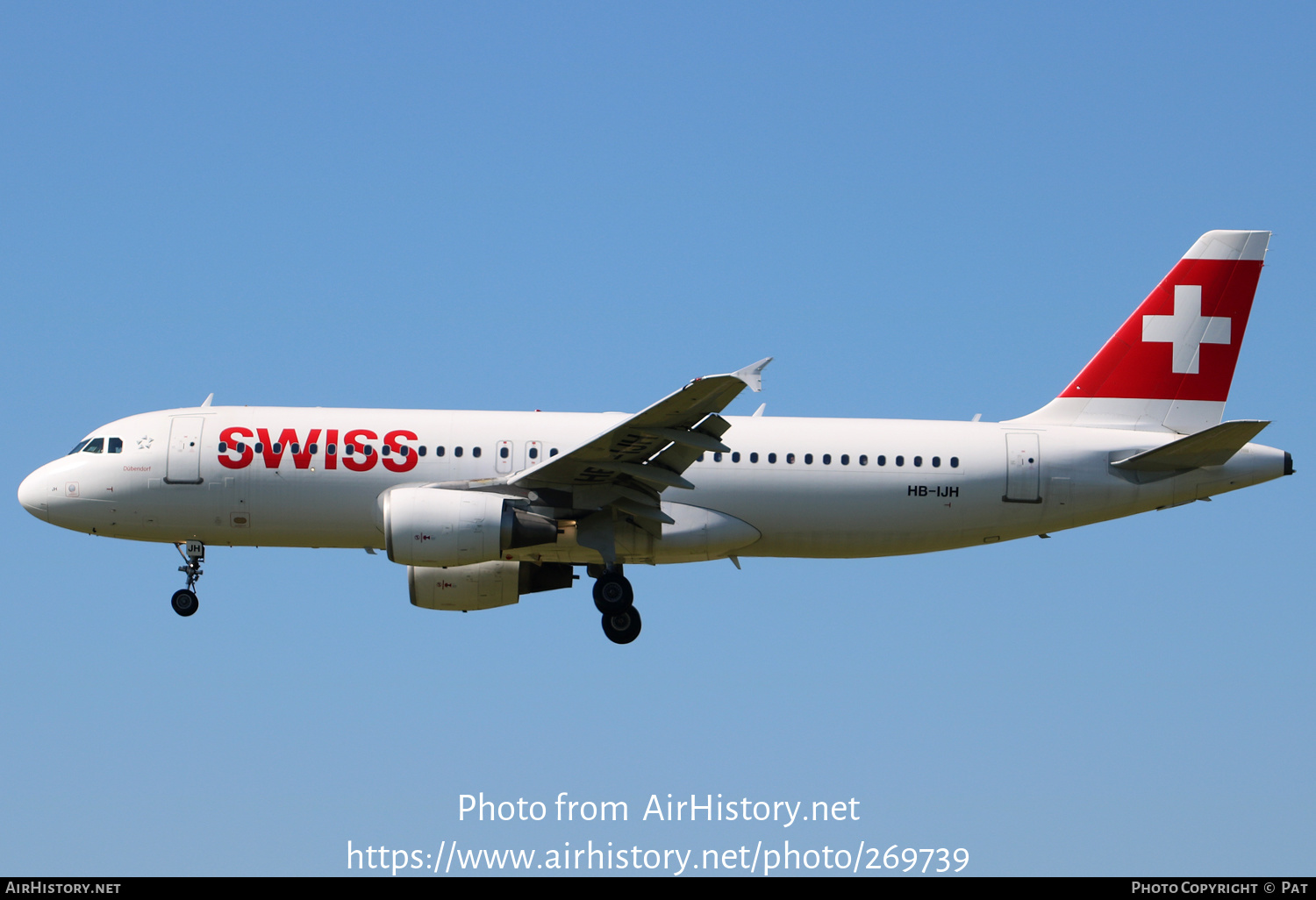 Aircraft Photo of HB-IJH | Airbus A320-214 | Swiss International Air Lines | AirHistory.net #269739