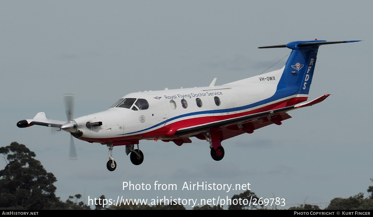 Aircraft Photo of VH-OWX | Pilatus PC-12NG (PC-12/47E) | Royal Flying Doctor Service - RFDS | AirHistory.net #269783