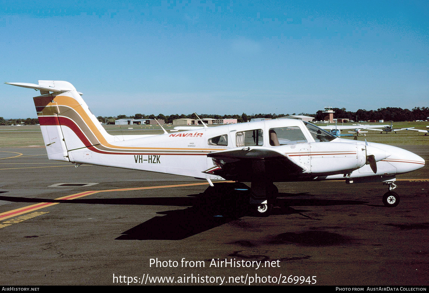 Aircraft Photo of VH-HZK | Piper PA-44-180 Seminole | Navair | AirHistory.net #269945