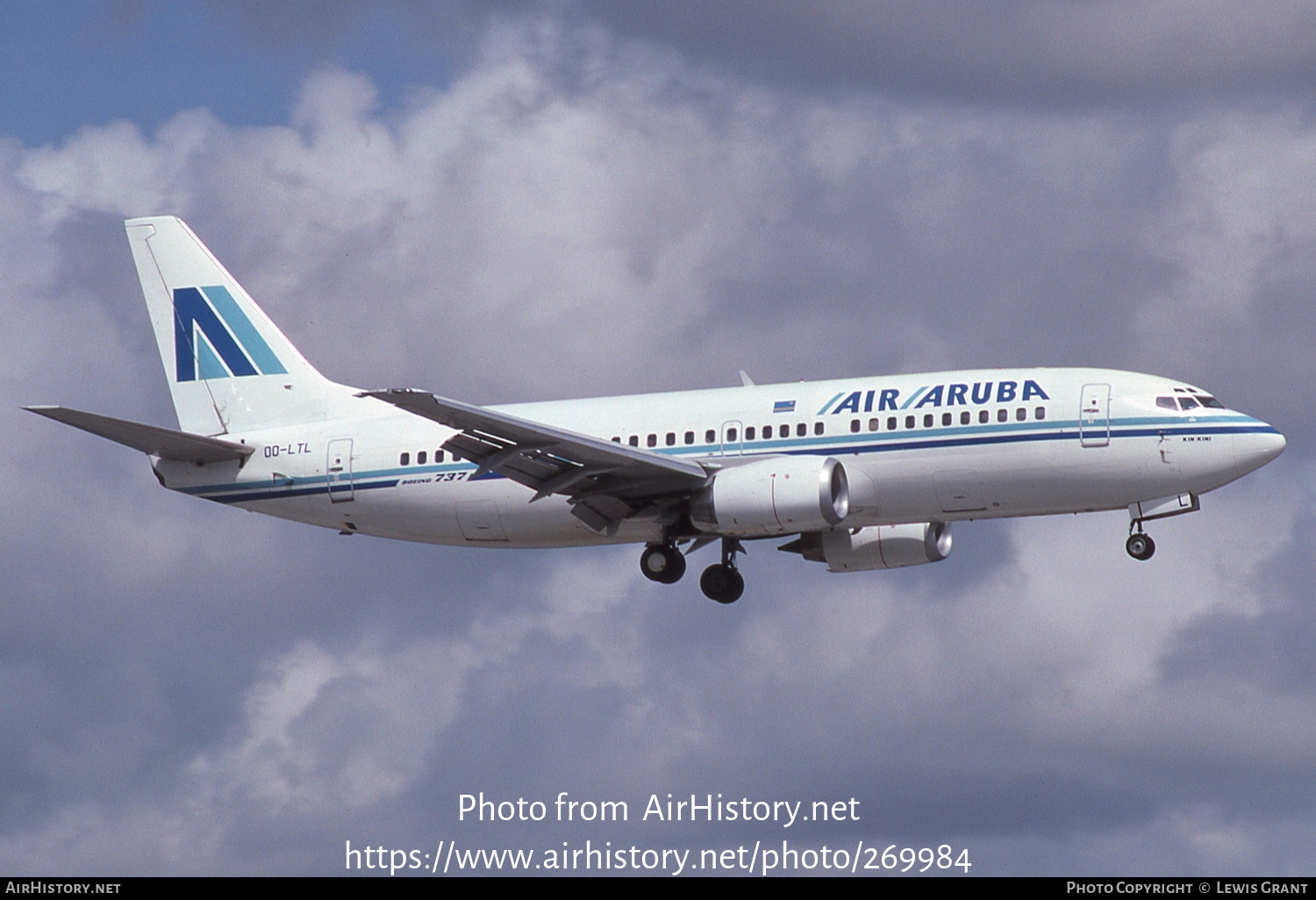 Aircraft Photo of OO-LTL | Boeing 737-3M8 | Air Aruba | AirHistory.net #269984