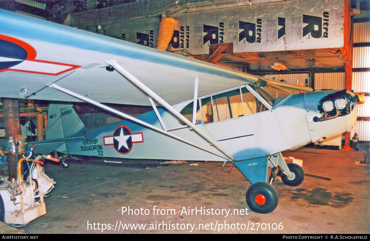 Aircraft Photo of N26197 | Piper J-4A Cub Coupe | USA - Navy ...