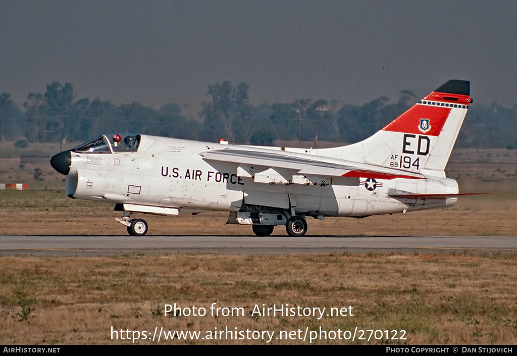 Aircraft Photo of 69-6194 / AF69-194 | LTV A-7D Corsair II | USA - Air Force | AirHistory.net #270122