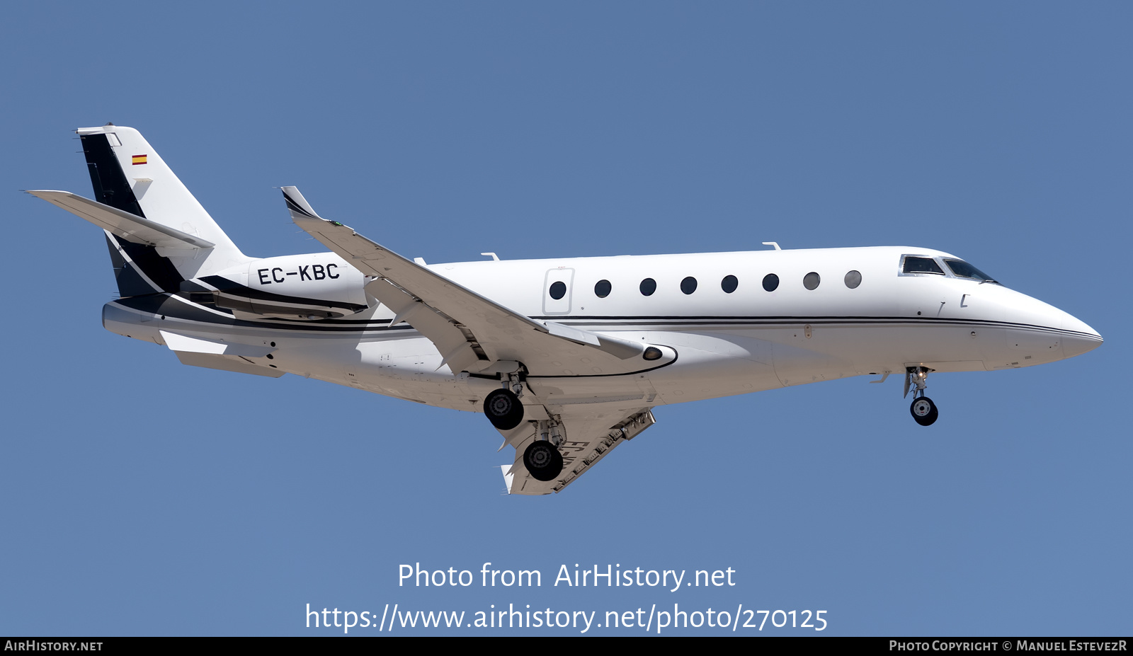 Aircraft Photo of EC-KBC | Israel Aircraft Industries Gulfstream G200 | AirHistory.net #270125