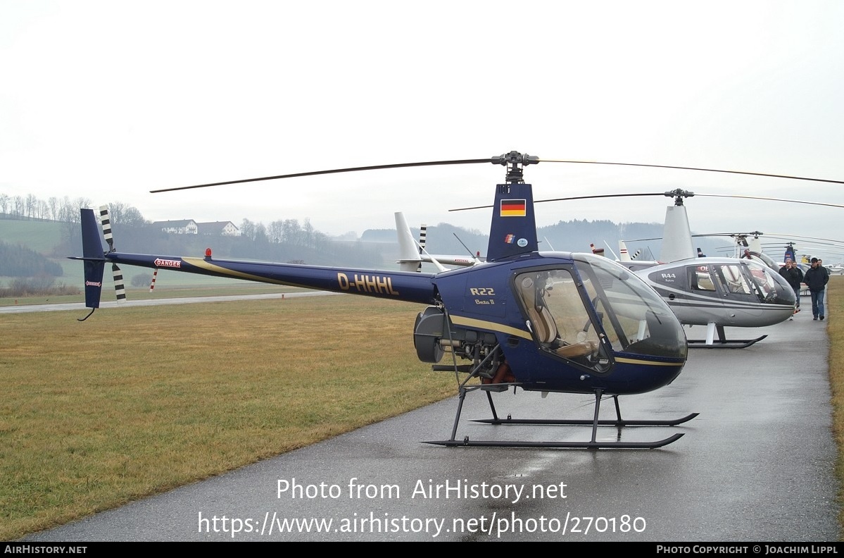 Aircraft Photo of D-HHHL | Robinson R-22 Beta II | AirHistory.net #270180