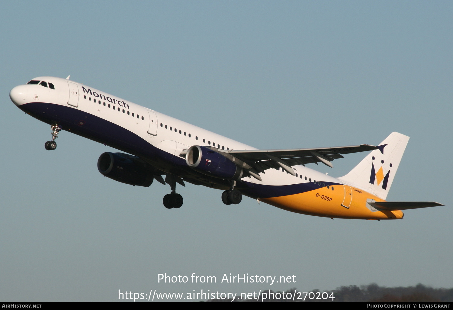 Aircraft Photo of G-OZBP | Airbus A321-231 | Monarch Airlines | AirHistory.net #270204