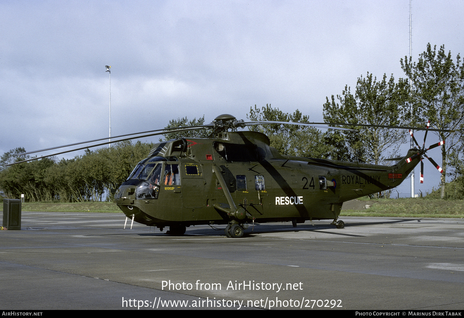 Aircraft Photo of ZF124 | Westland WS-61 Sea King HC4 | UK - Navy | AirHistory.net #270292