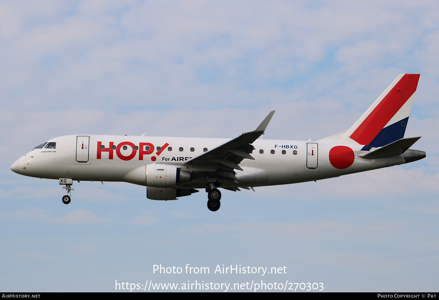 Aircraft Photo of F-HBXG | Embraer 170STD (ERJ-170-100STD) | Hop! | AirHistory.net #270303