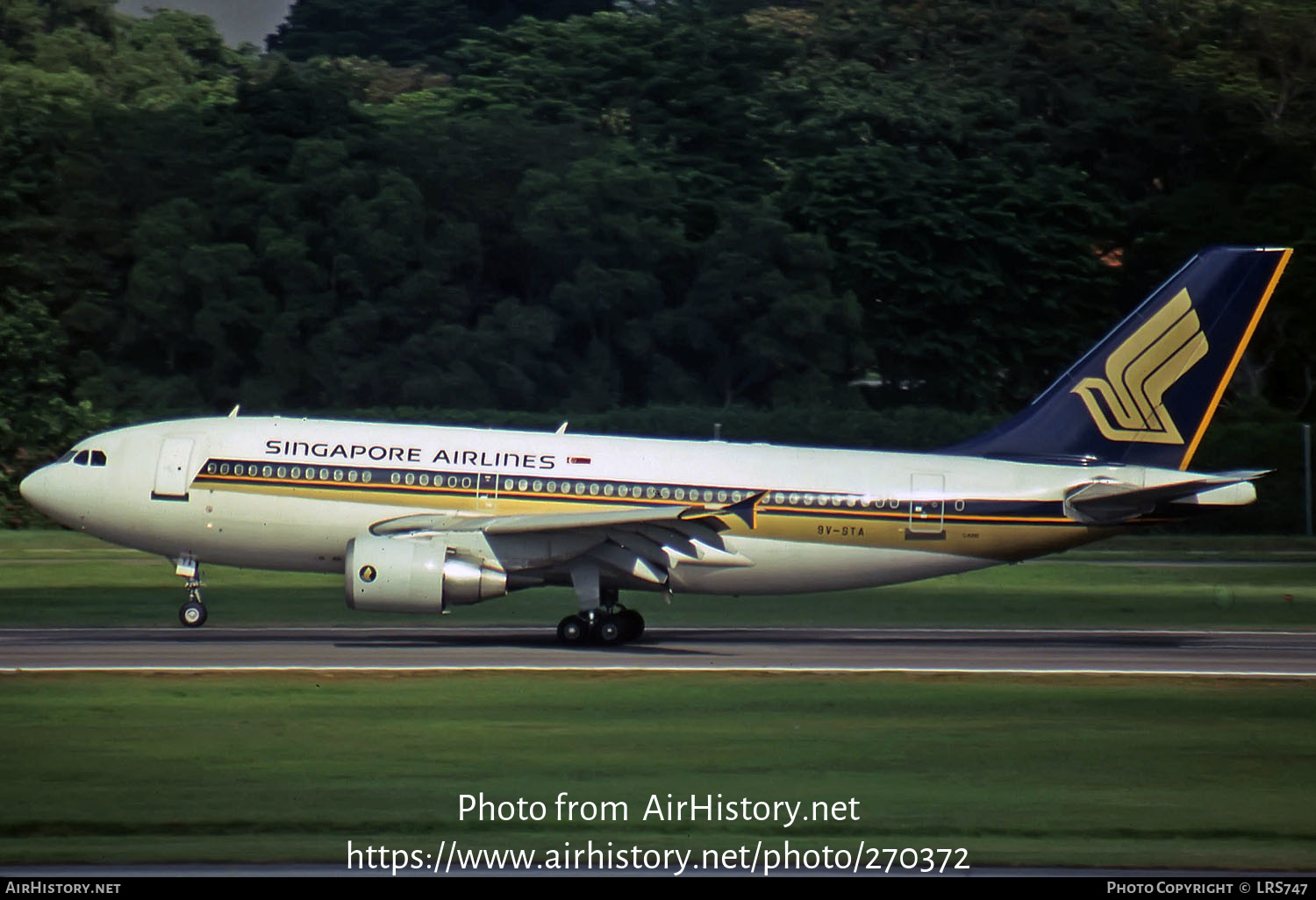 Aircraft Photo of 9V-STA | Airbus A310-324 | Singapore Airlines | AirHistory.net #270372