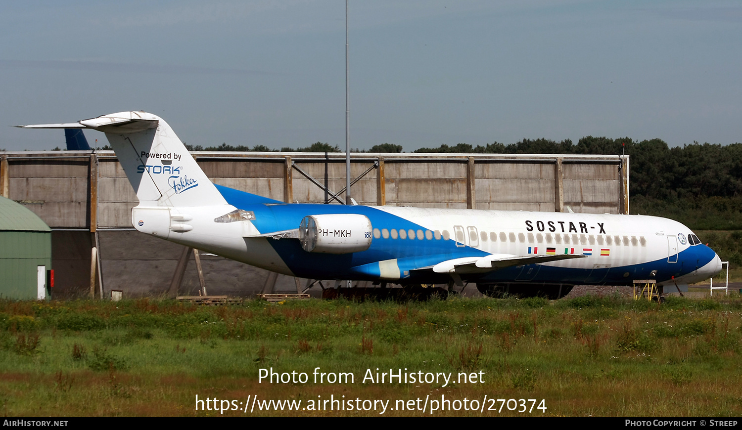 Aircraft Photo of PH-MKH | Fokker 100 (F28-0100) | Sostar-X | AirHistory.net #270374