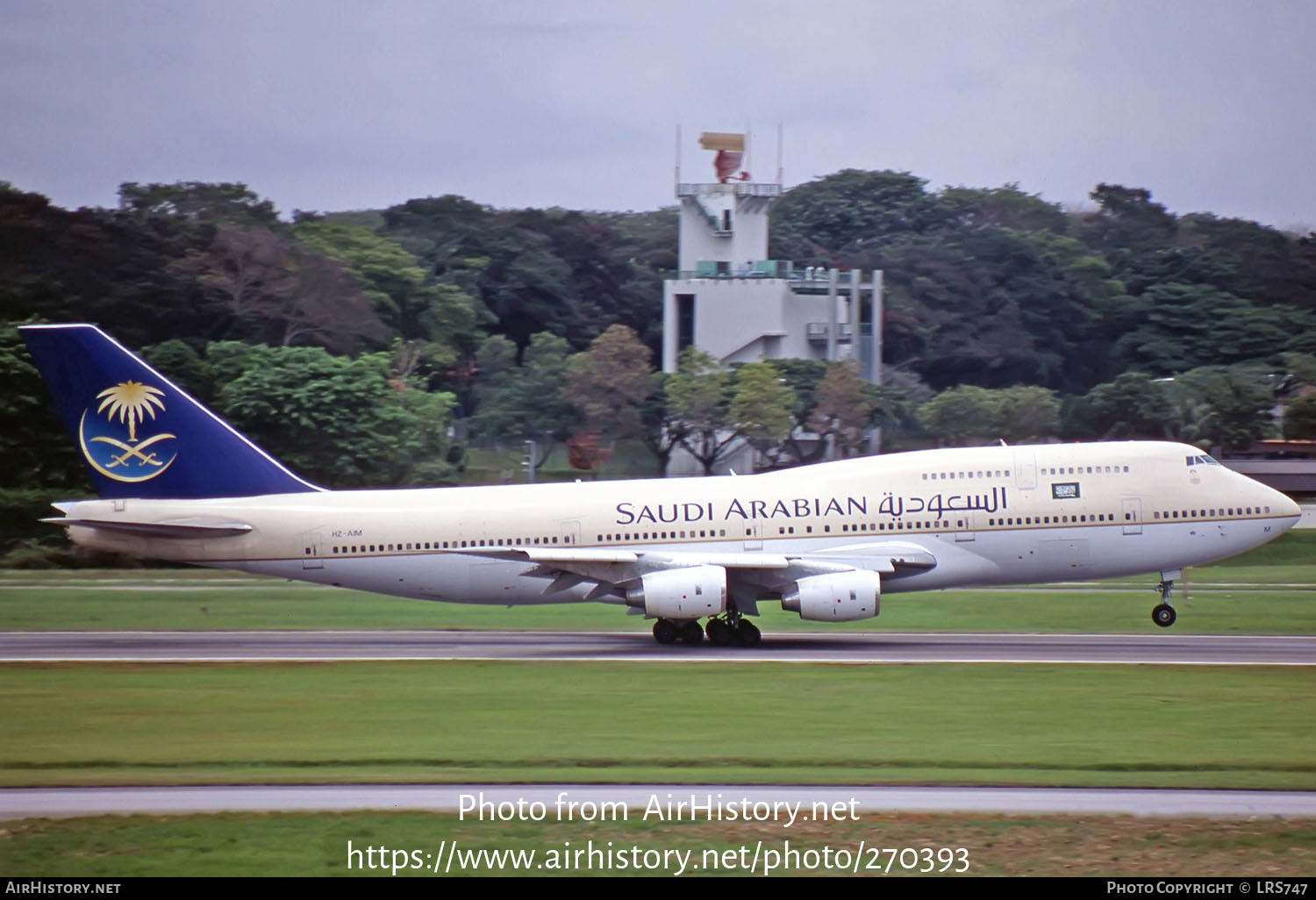 Aircraft Photo of HZ-AIM | Boeing 747-368 | Saudi Arabian Airlines | AirHistory.net #270393