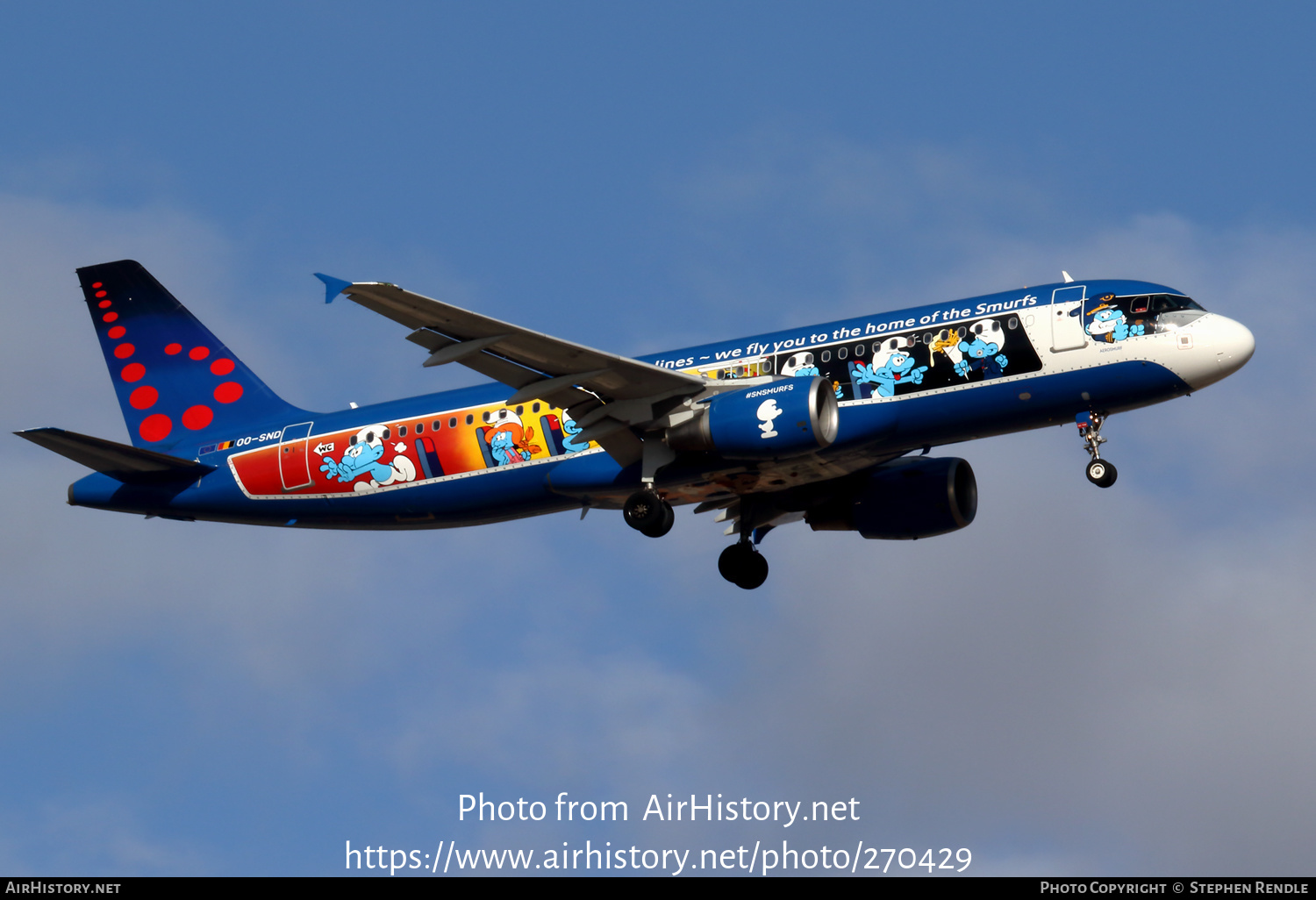 Aircraft Photo of OO-SND | Airbus A320-214 | Brussels Airlines | AirHistory.net #270429