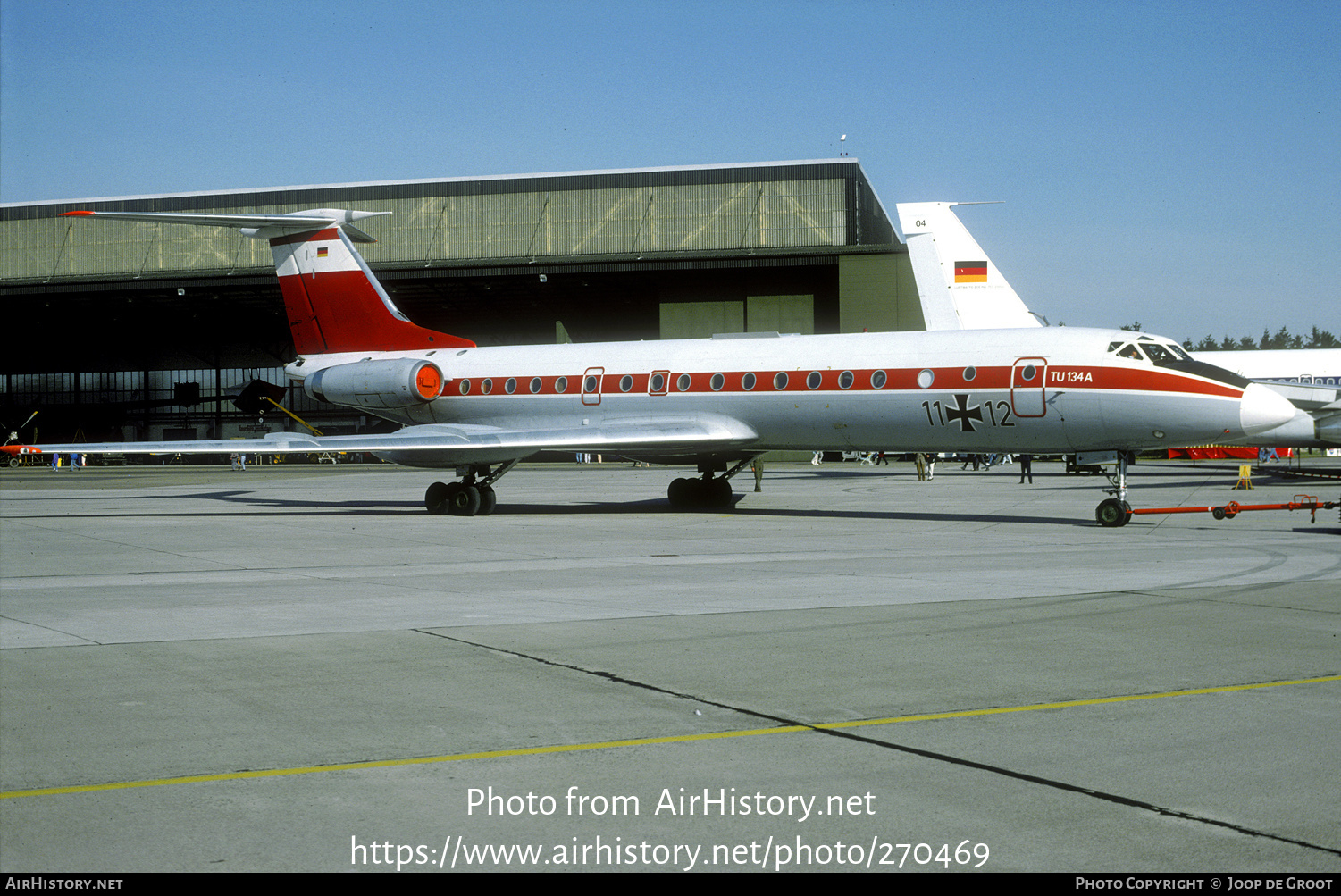 Aircraft Photo of 1112 | Tupolev Tu-134A | Germany - Air Force | AirHistory.net #270469