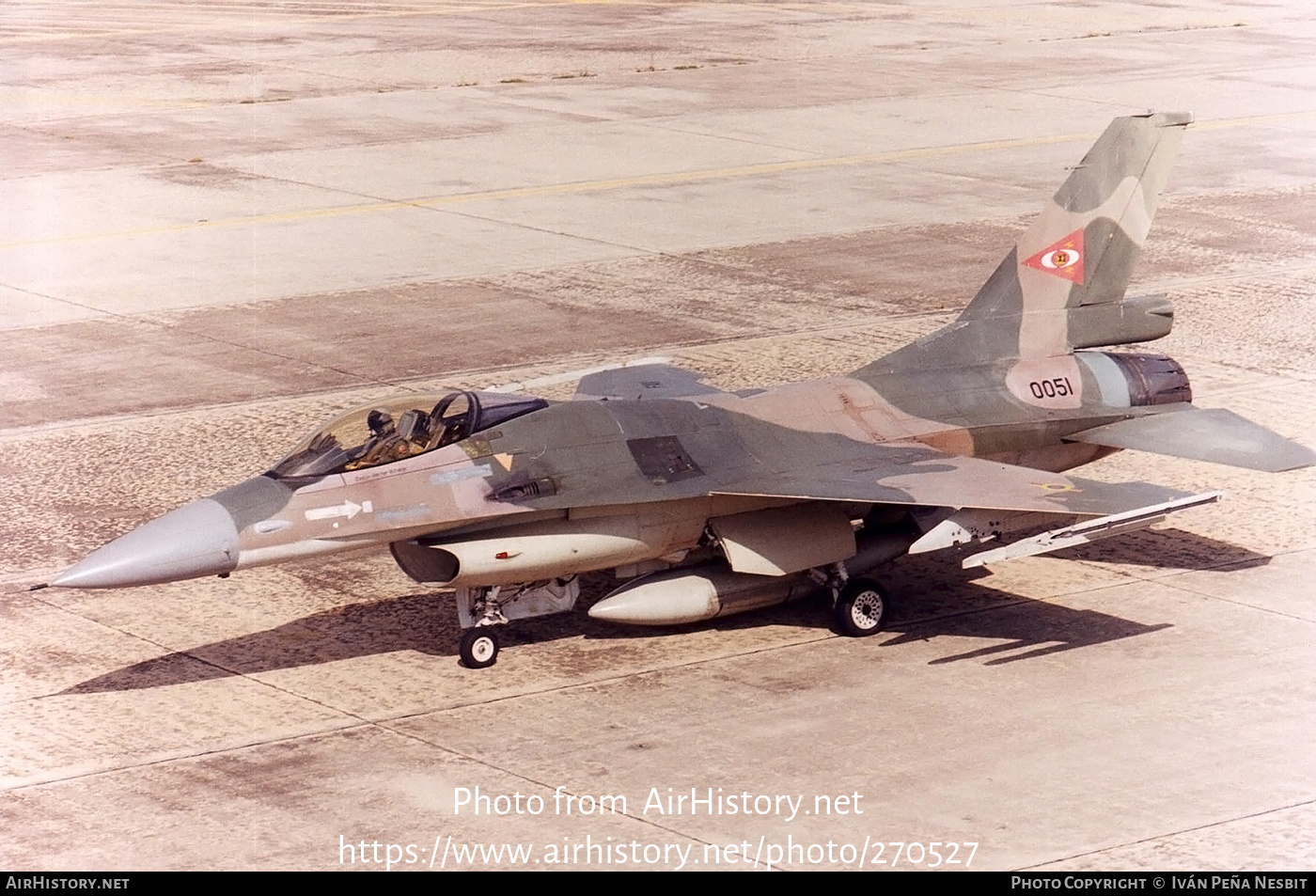 Aircraft Photo of 0051 | General Dynamics F-16A Fighting Falcon | Venezuela - Air Force | AirHistory.net #270527