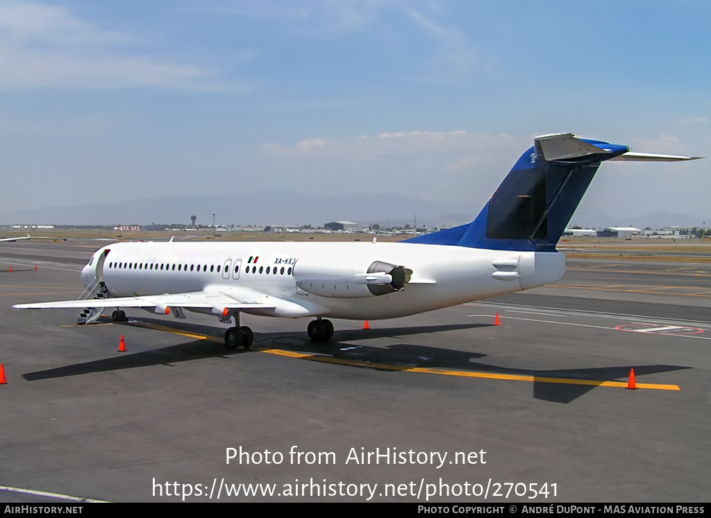 Aircraft Photo of XA-KXJ | Fokker 100 (F28-0100) | AirHistory.net #270541