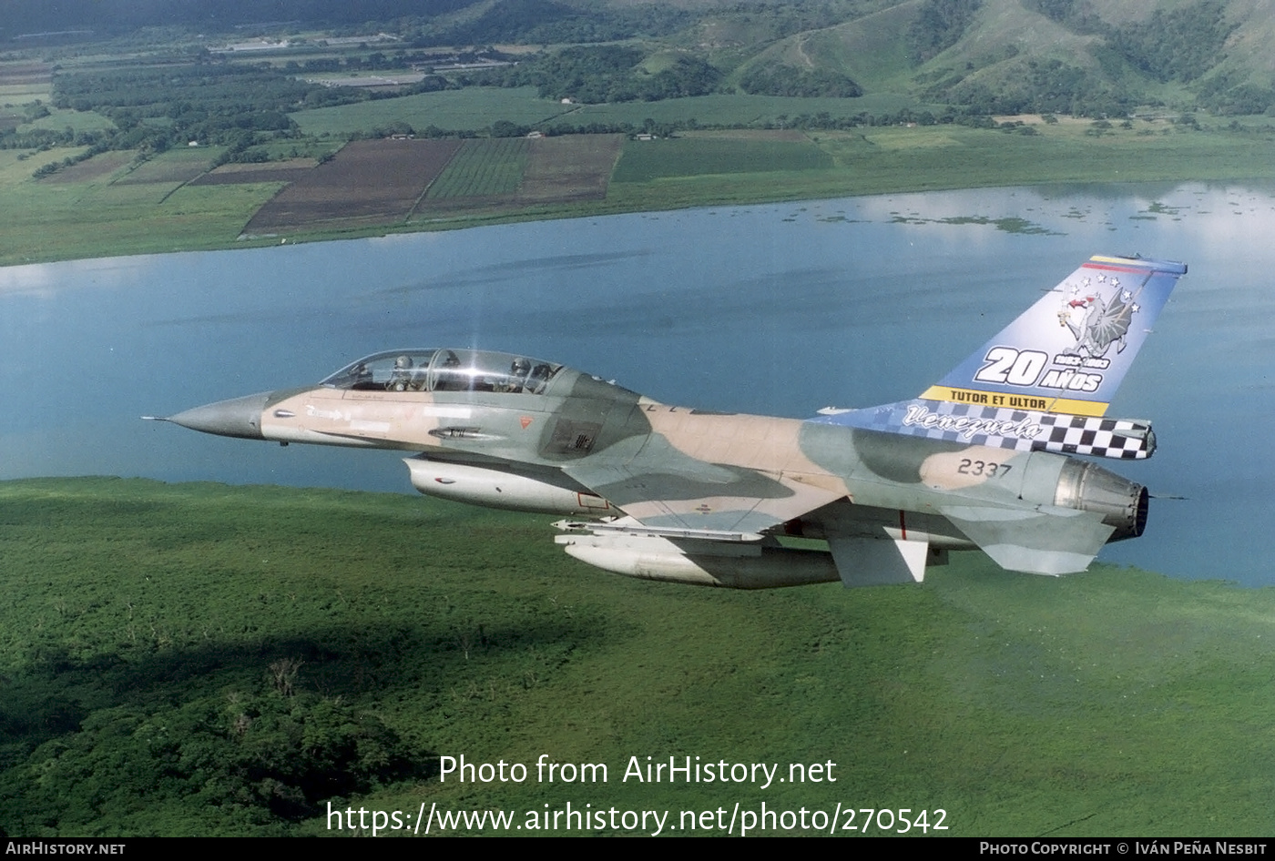 Aircraft Photo of 2337 | General Dynamics F-16B Fighting Falcon | Venezuela - Air Force | AirHistory.net #270542