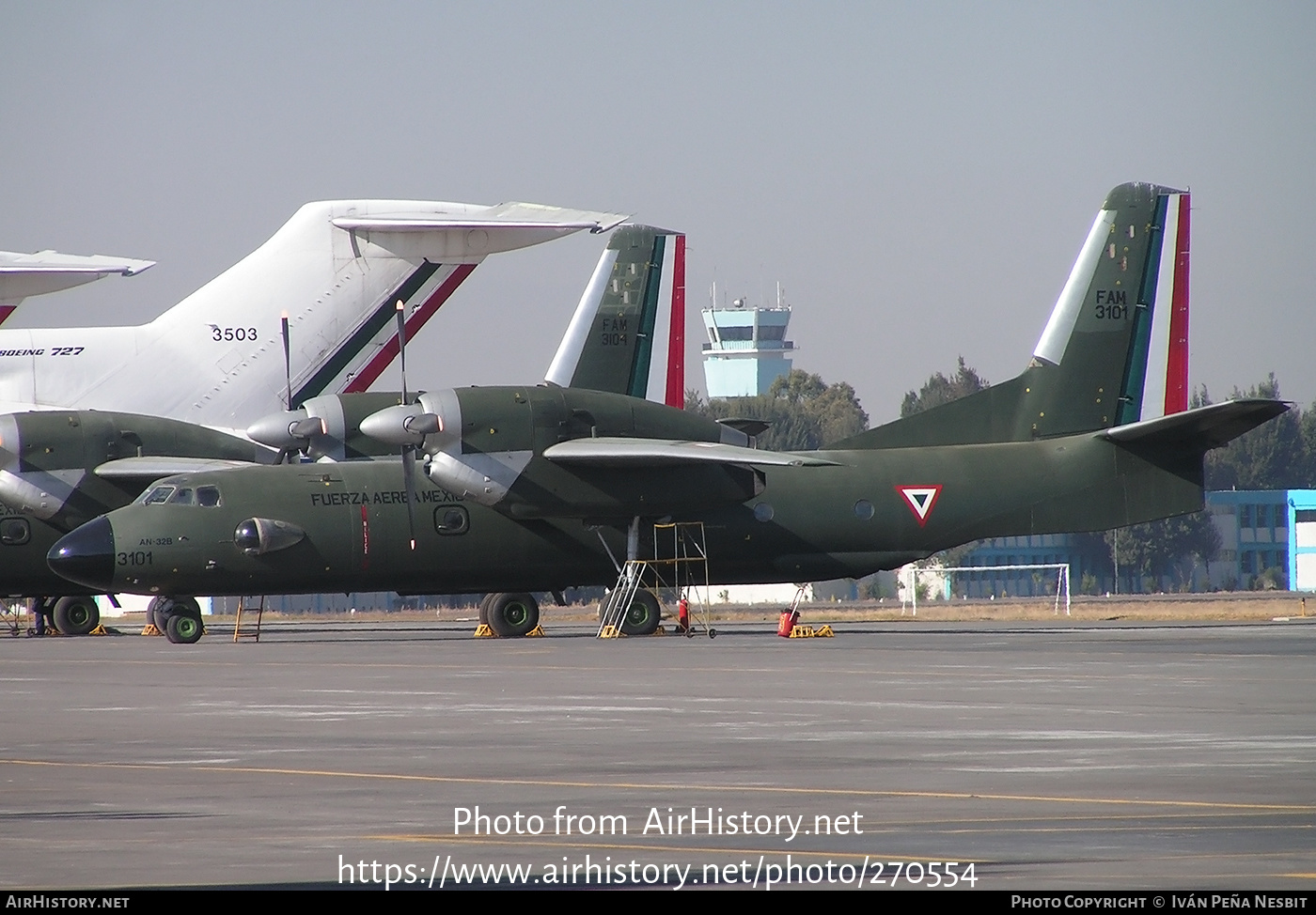 Aircraft Photo of 3101 | Antonov An-32B | Mexico - Air Force | AirHistory.net #270554