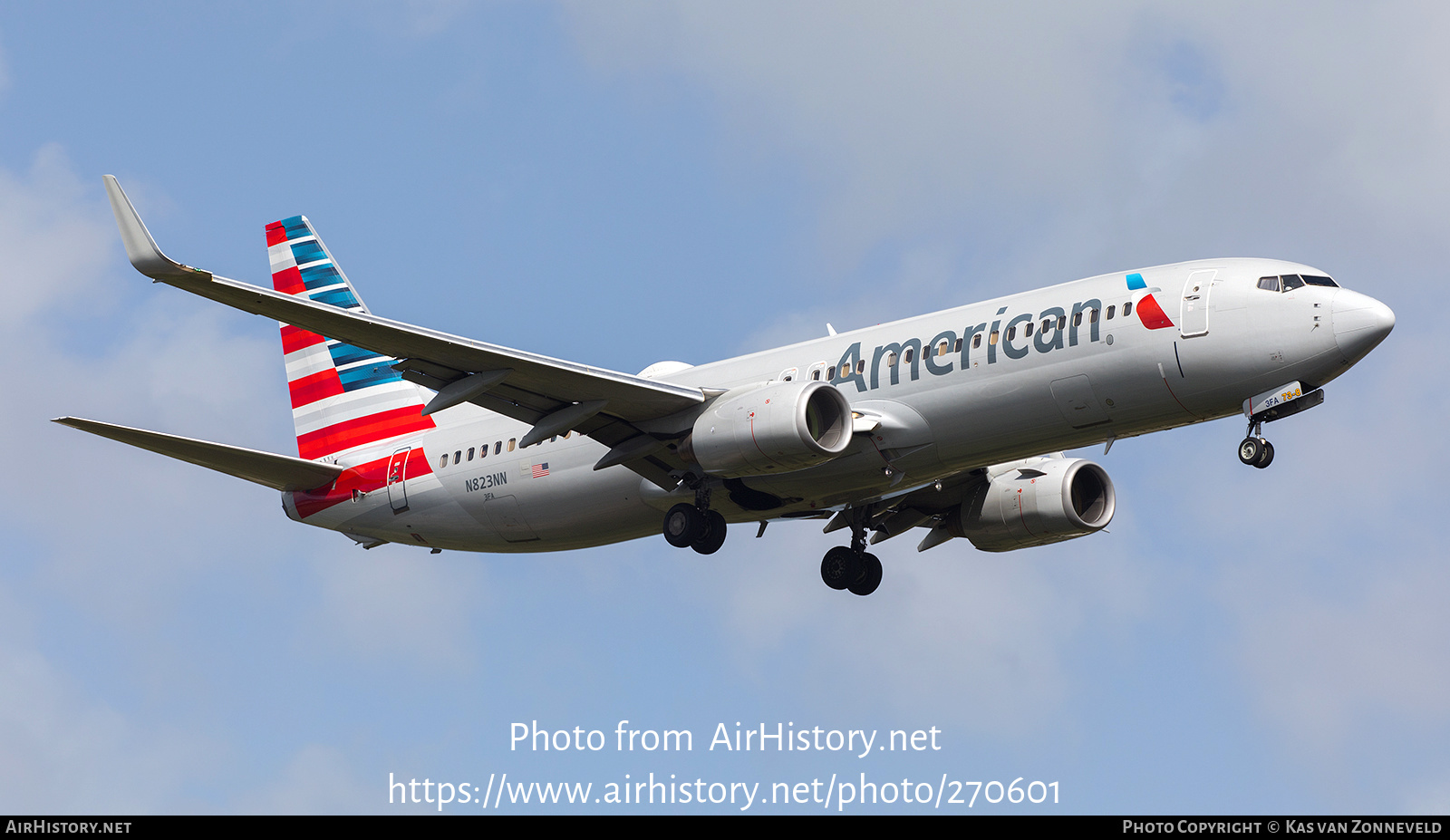 Aircraft Photo of N823NN | Boeing 737-823 | American Airlines | AirHistory.net #270601