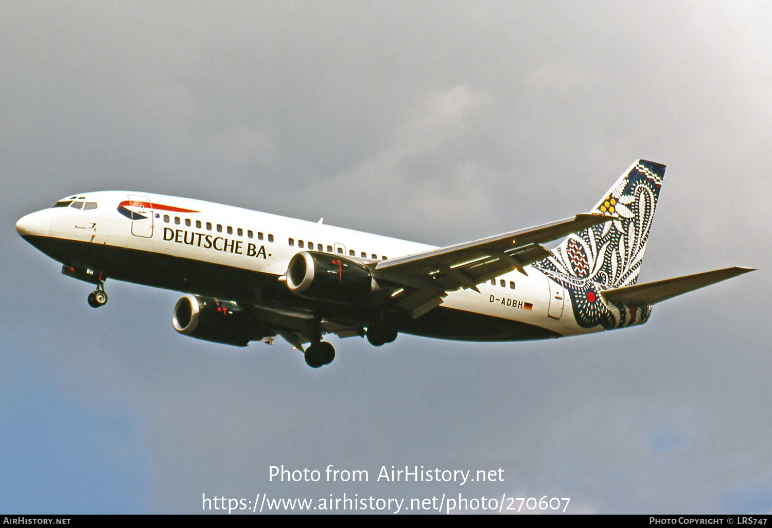 Aircraft Photo of D-ADBH | Boeing 737-3L9 | Deutsche BA | AirHistory.net #270607