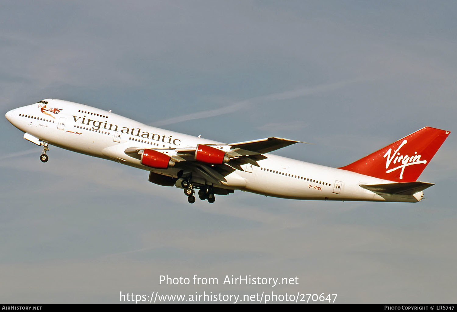 Aircraft Photo of G-VBEE | Boeing 747-219B | Virgin Atlantic Airways | AirHistory.net #270647