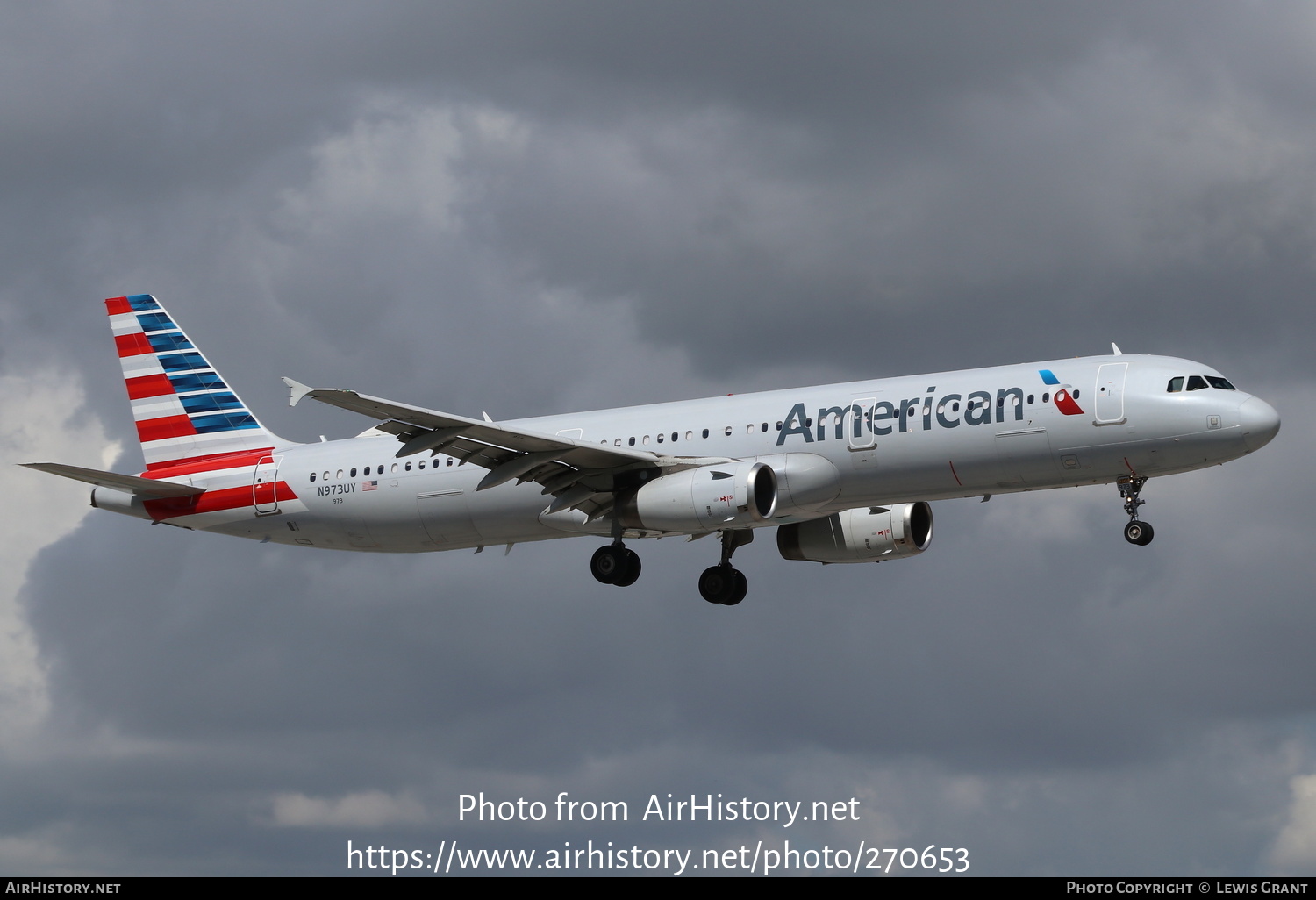 Aircraft Photo of N973UY | Airbus A321-231 | American Airlines | AirHistory.net #270653