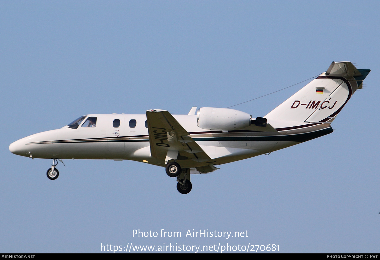 Aircraft Photo of D-IMCJ | Cessna 525 CitationJet | AirHistory.net #270681