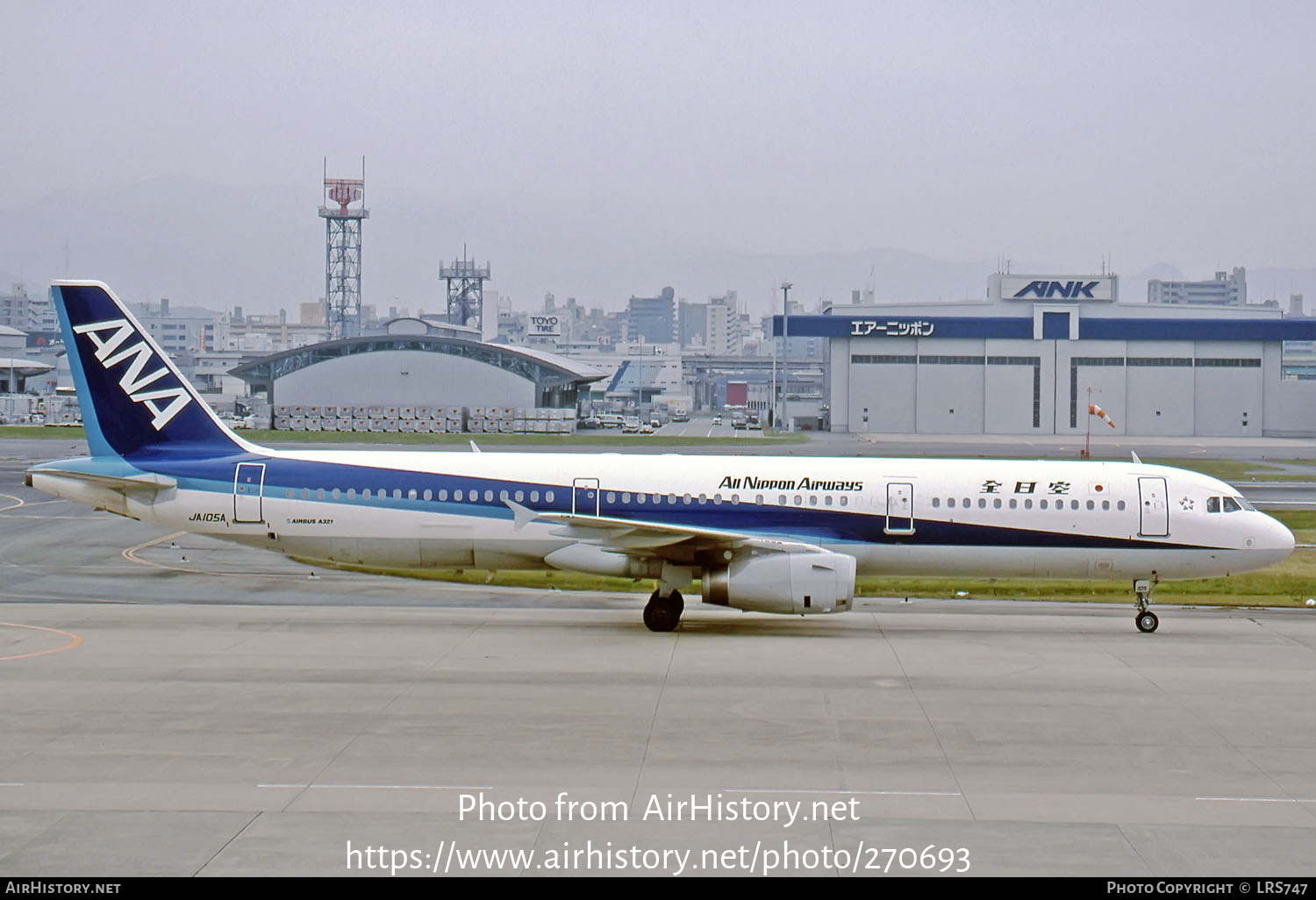 Aircraft Photo of JA105A | Airbus A321-131 | All Nippon Airways - ANA | AirHistory.net #270693