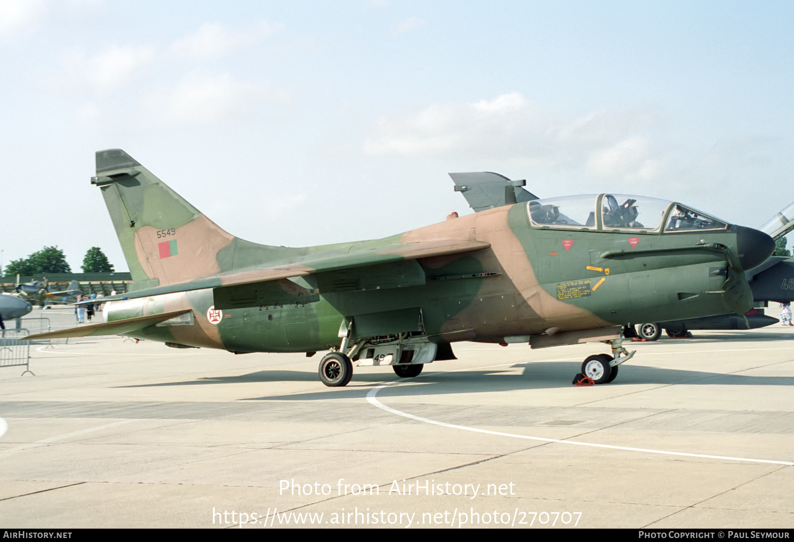 Aircraft Photo of 5549 | LTV TA-7P Corsair II | Portugal - Air Force | AirHistory.net #270707