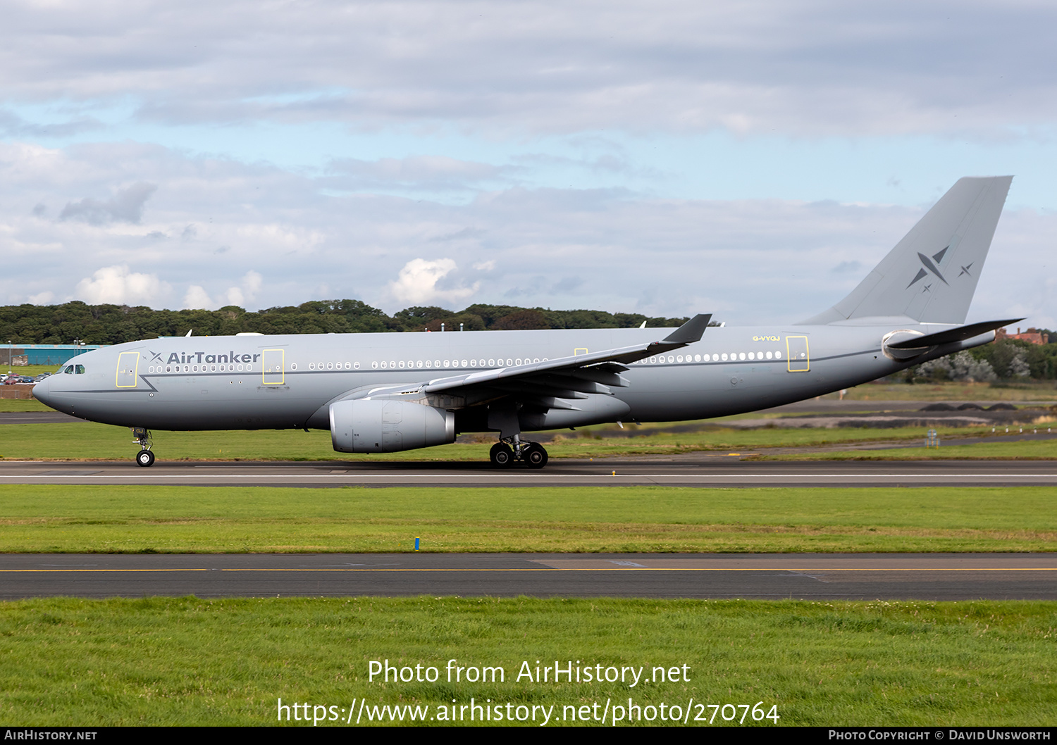 Aircraft Photo of G-VYGJ | Airbus A330-243 | Airtanker Services | AirHistory.net #270764