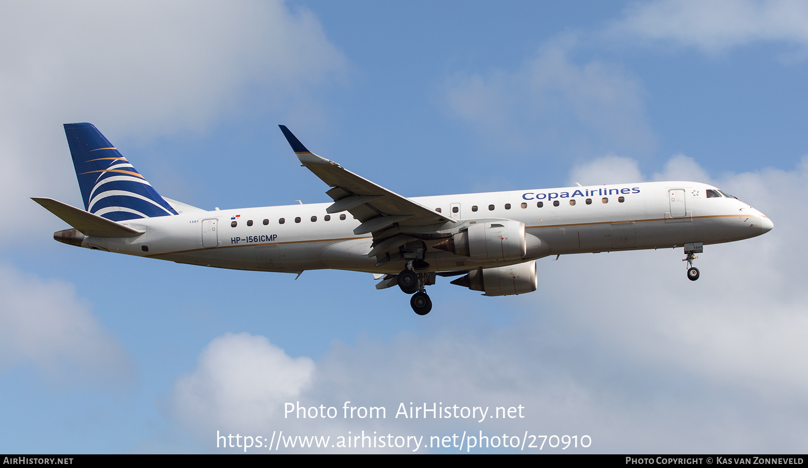 Aircraft Photo of HP-1561CMP | Embraer 190AR (ERJ-190-100IGW) | Copa Airlines | AirHistory.net #270910