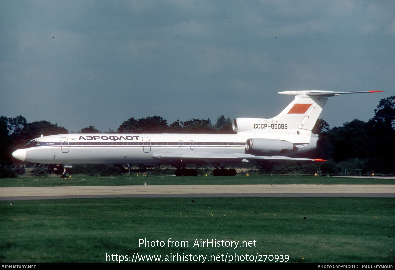 Aircraft Photo of CCCP-85086 | Tupolev Tu-154A | Aeroflot | AirHistory.net #270939