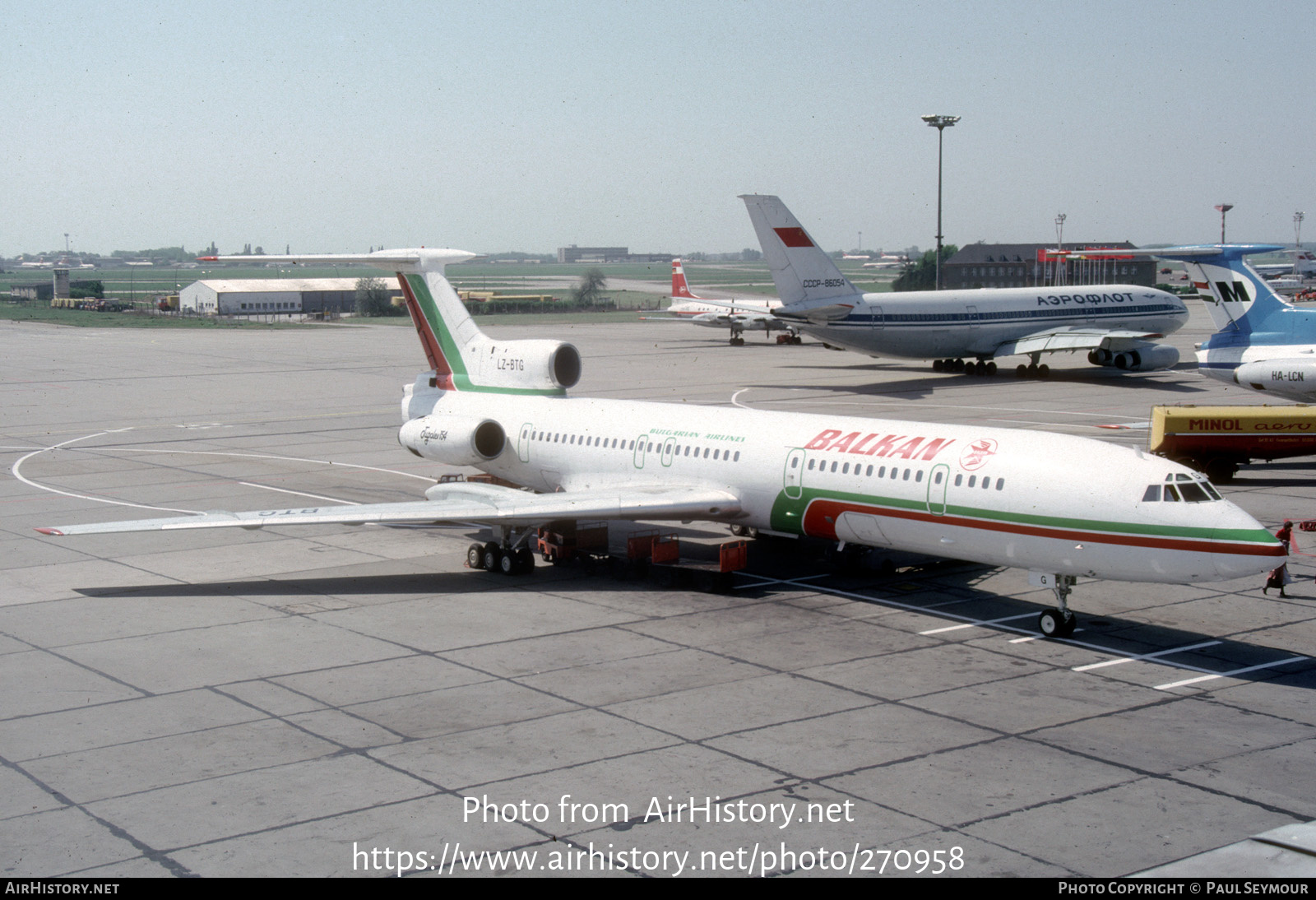 Aircraft Photo of LZ-BTG | Tupolev Tu-154B | Balkan - Bulgarian Airlines | AirHistory.net #270958