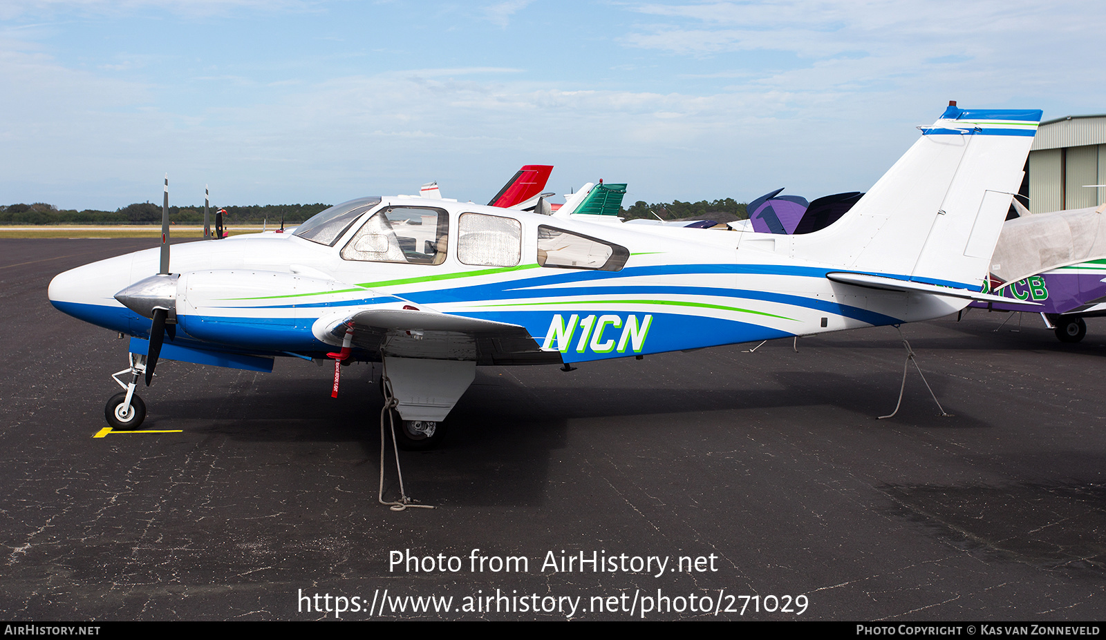 Aircraft Photo of N1CN | Beech C55 Baron (95-C55) | AirHistory.net #271029