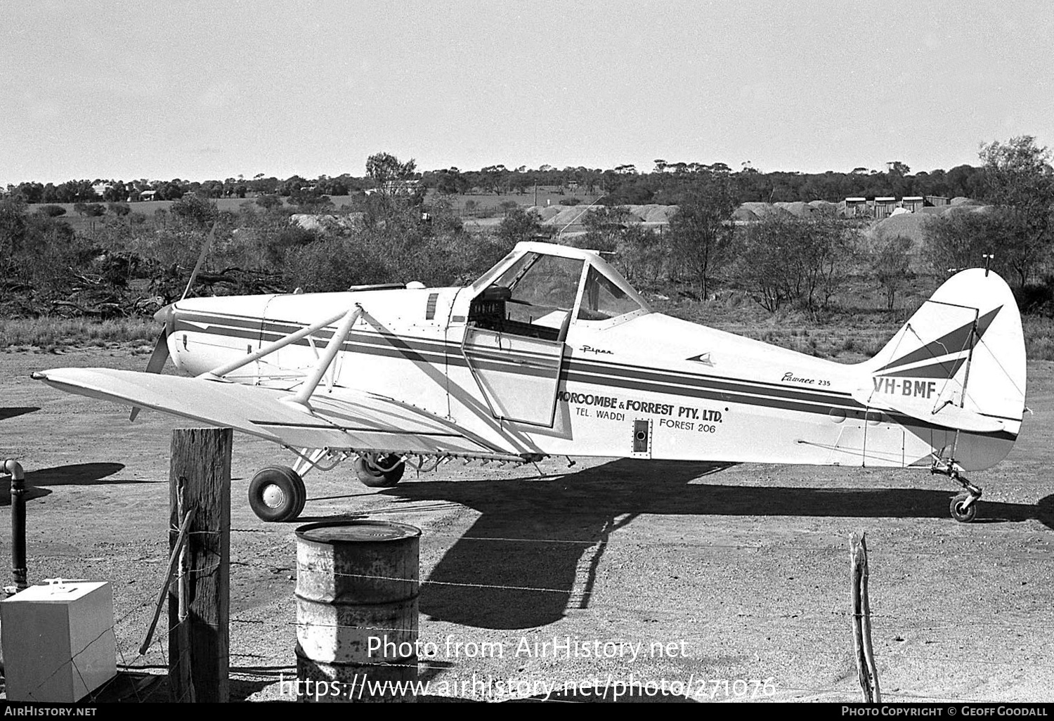 Aircraft Photo of VH-BMF | Piper PA-25-235 Pawnee B | Morcombe & Forrest | AirHistory.net #271076