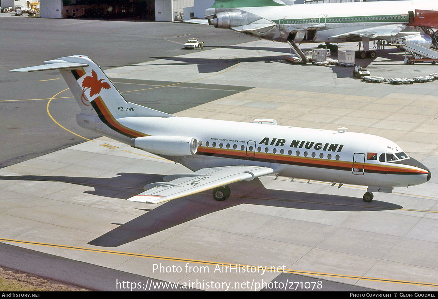 Aircraft Photo of P2-ANE | Fokker F28-1000 Fellowship | Air Niugini | AirHistory.net #271078