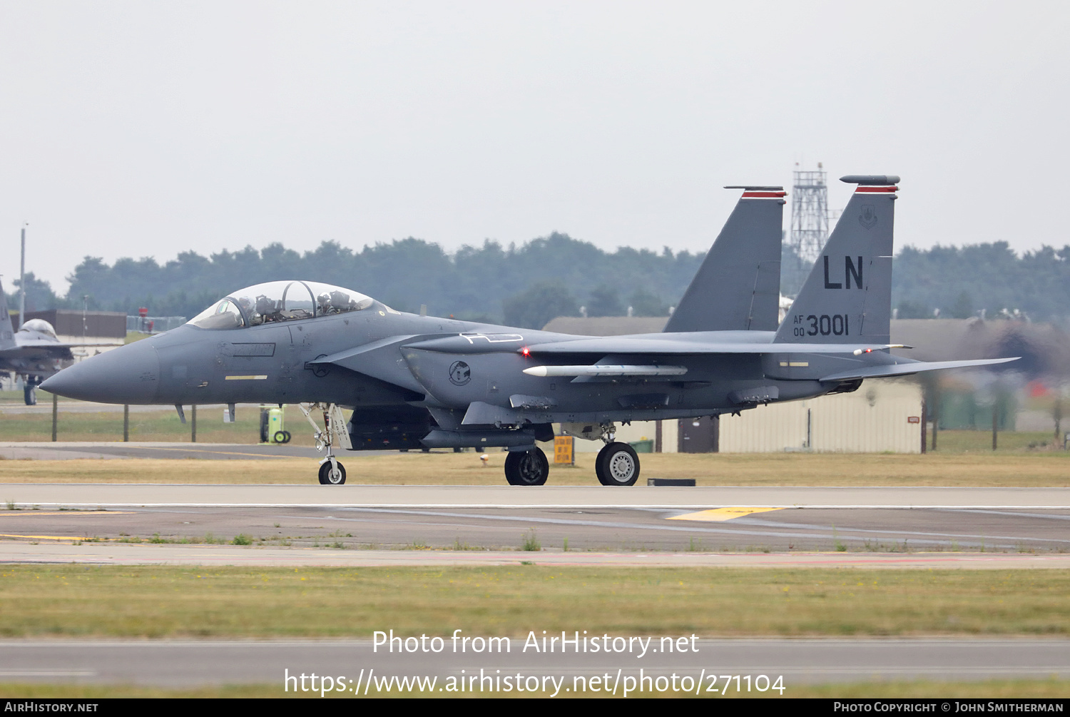 Aircraft Photo Of 00 3001 Af00 3001 Mcdonnell Douglas F 15e Strike Eagle Usa Air Force Airhistory Net 271104