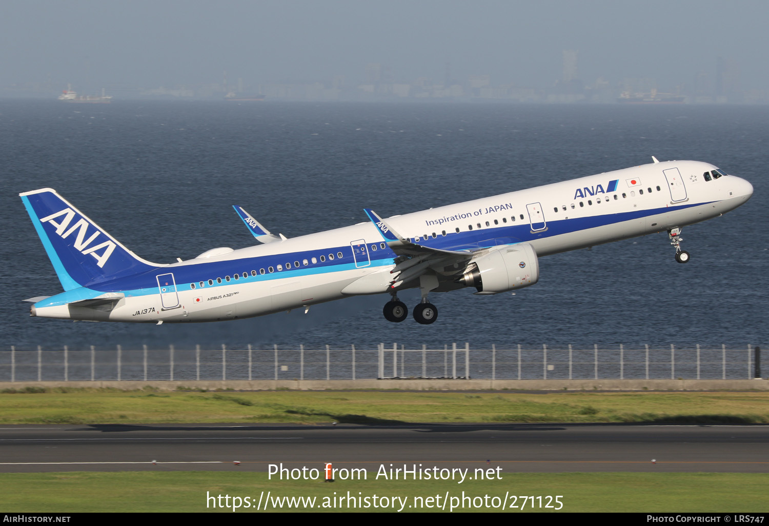 Aircraft Photo of JA137A | Airbus A321-272N | All Nippon Airways - ANA | AirHistory.net #271125