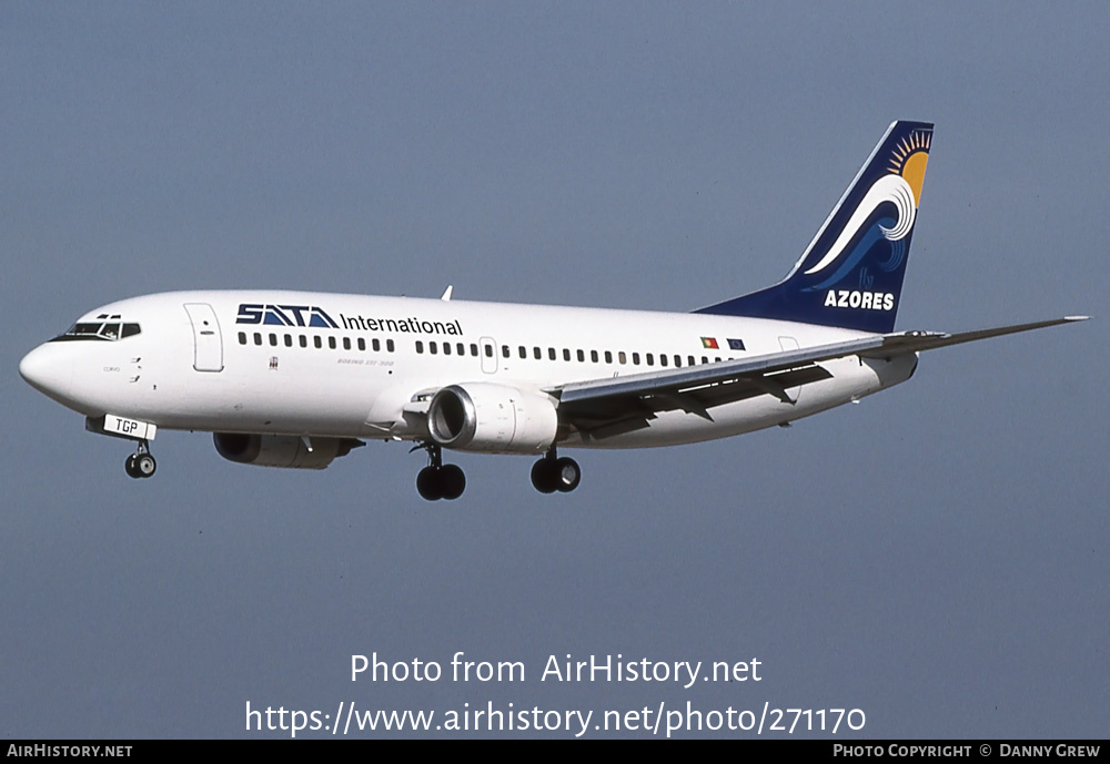 Aircraft Photo of CS-TGP | Boeing 737-3Q8 | SATA Internacional | AirHistory.net #271170