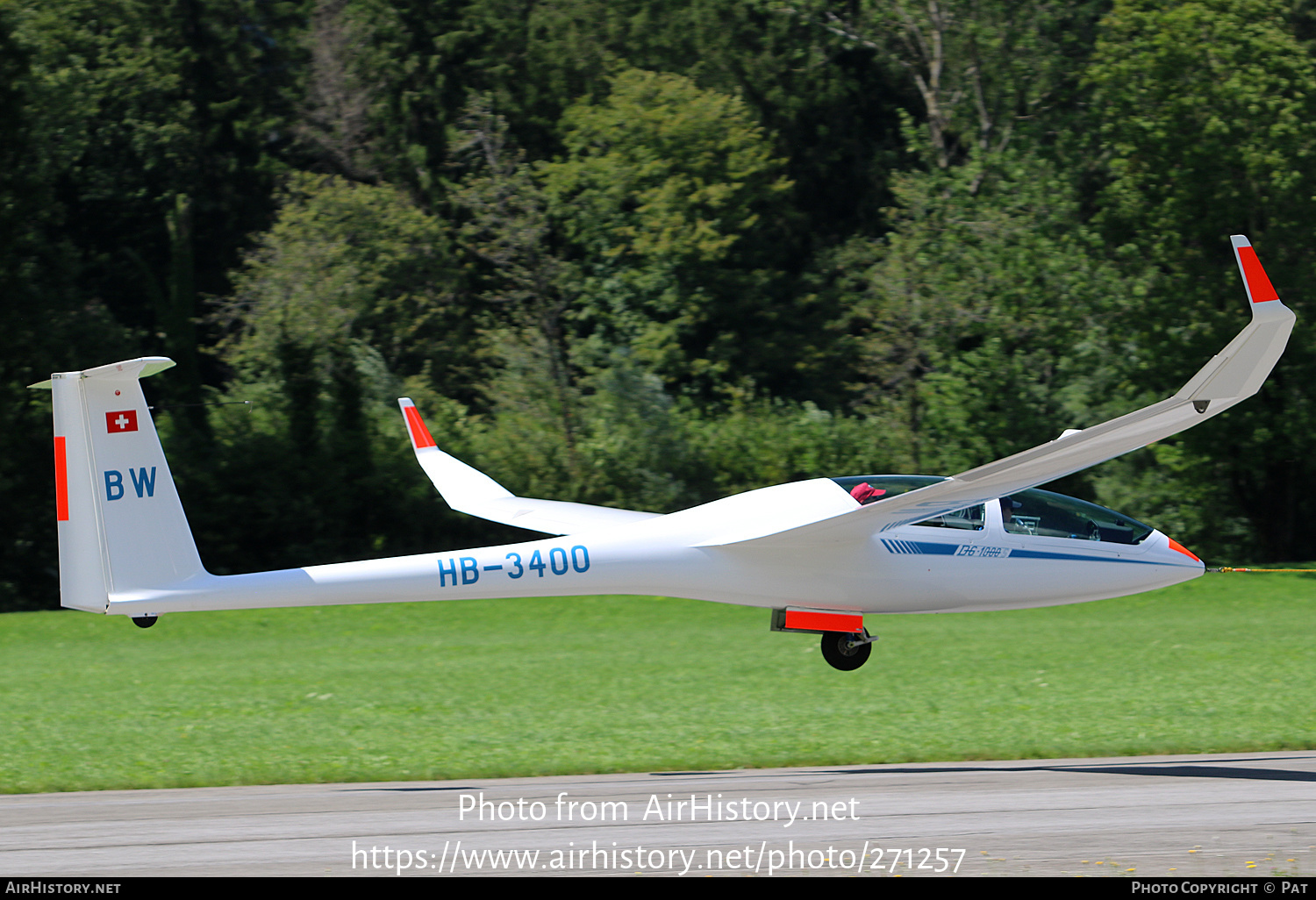 Aircraft Photo of HB-3400 | DG Flugzeugbau DG-1000S | AirHistory.net #271257