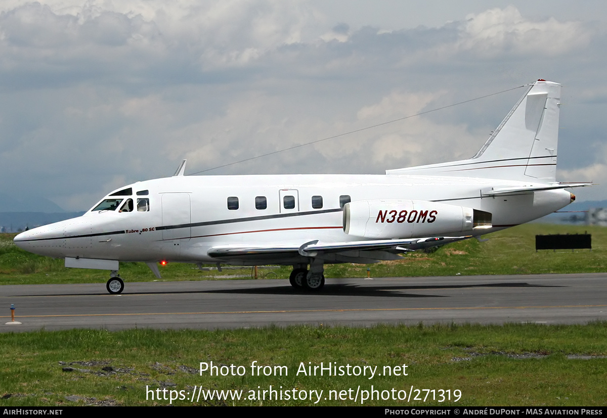 Aircraft Photo of N380MS | North American Rockwell NA-370 Sabreliner 80 | AirHistory.net #271319