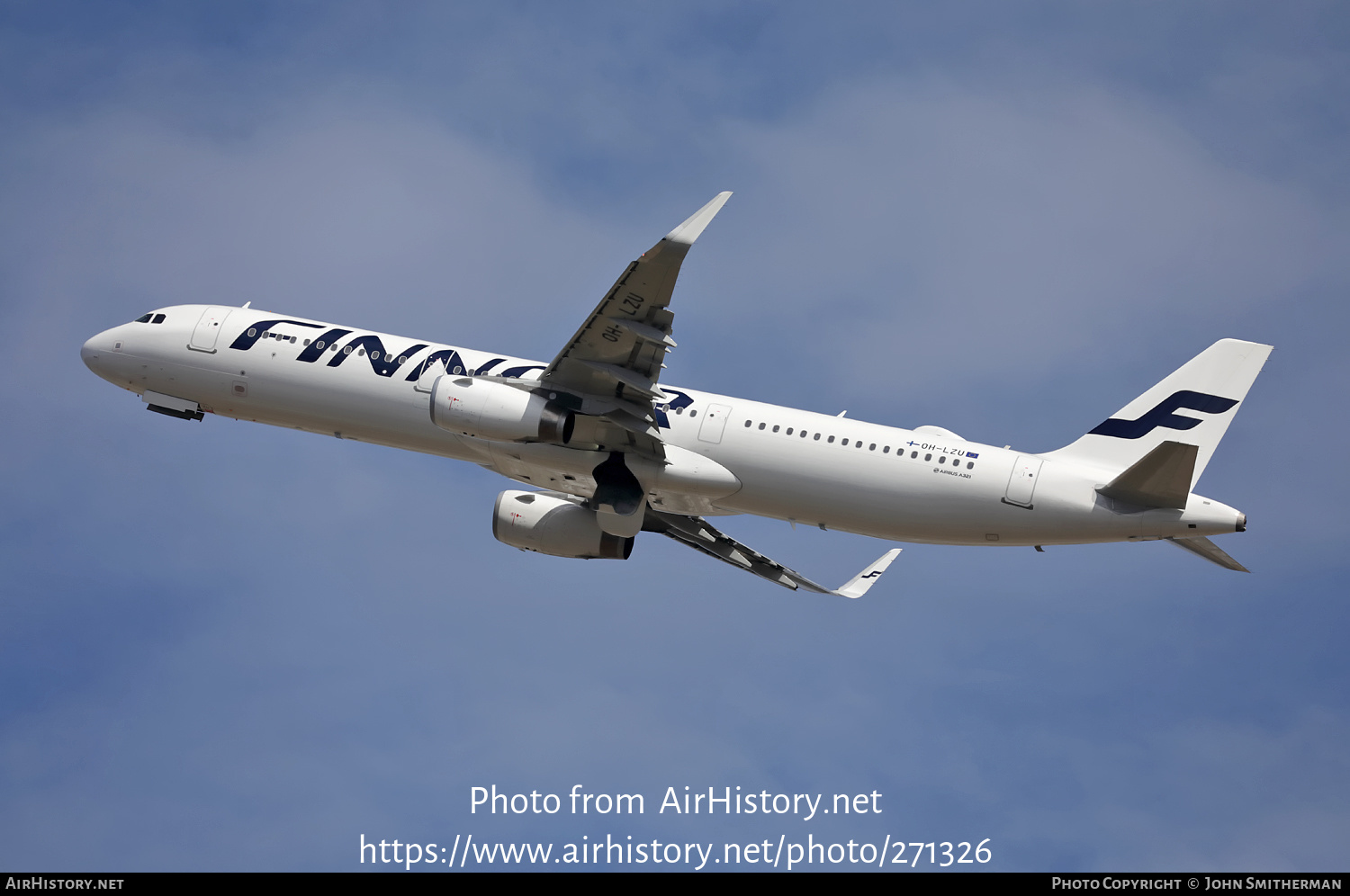 Aircraft Photo of OH-LZU | Airbus A321-231 | Finnair | AirHistory.net #271326