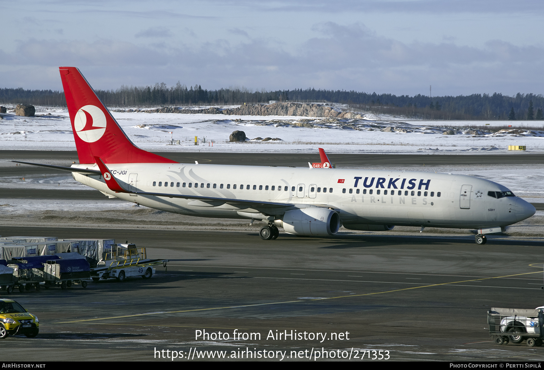 Aircraft Photo of TC-JGI | Boeing 737-8F2 | Turkish Airlines | AirHistory.net #271353