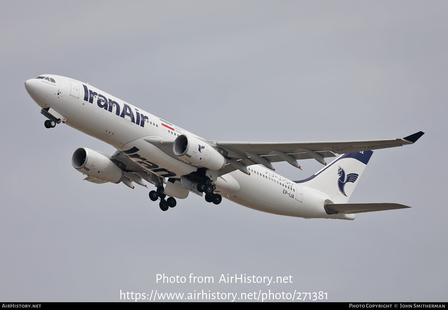 Aircraft Photo of EP-IJA | Airbus A330-243 | Iran Air | AirHistory.net #271381